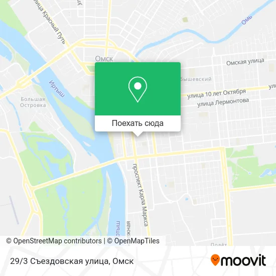 Карта 29/3 Съездовская улица