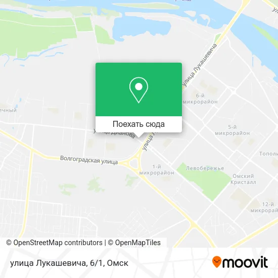 Карта улица Лукашевича, 6/1