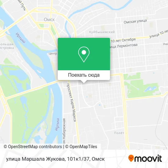 Карта улица Маршала Жукова, 101к1/37