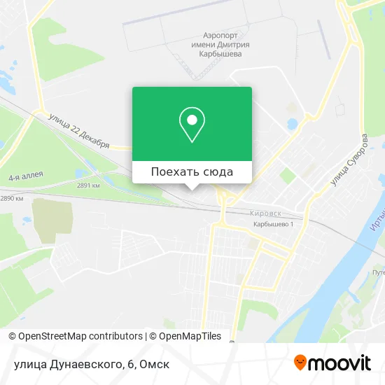 Карта улица Дунаевского, 6