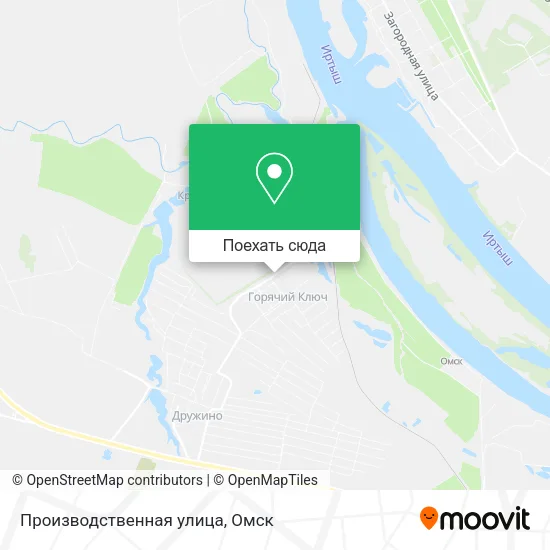 Карта Производственная улица