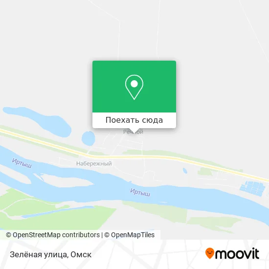 Карта Зелёная улица