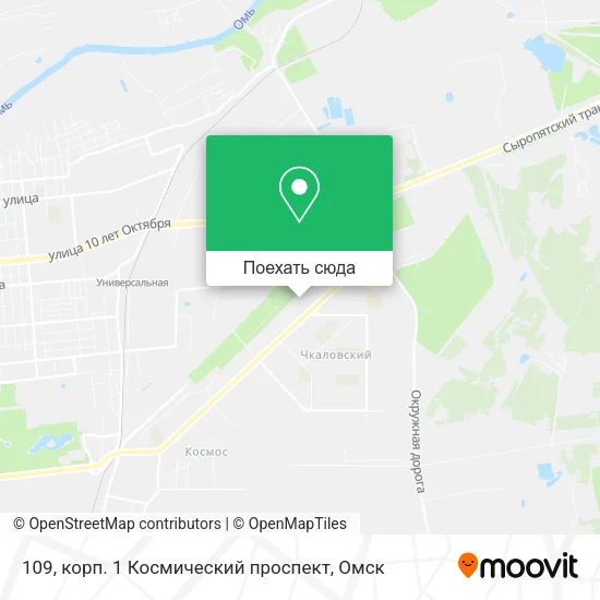 Карта 109, корп. 1 Космический проспект