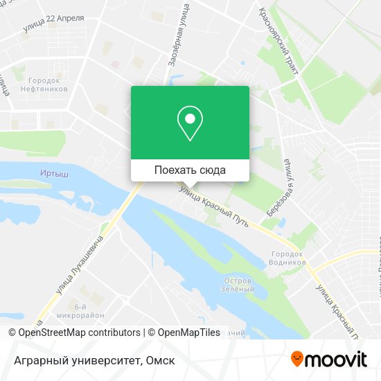 Карта Аграрный университет
