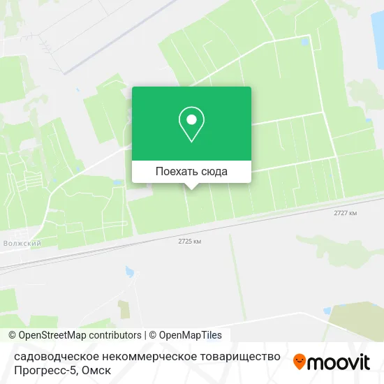 Карта садоводческое некоммерческое товарищество Прогресс-5
