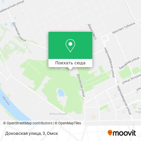Карта Доковская улица, 3