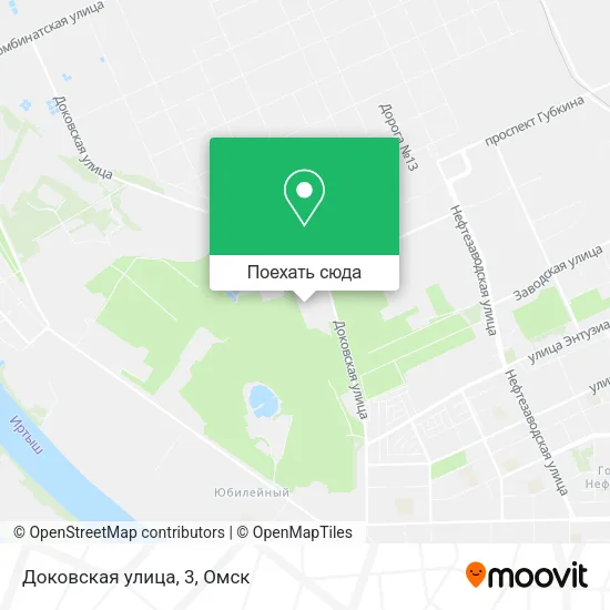 Карта Доковская улица, 3