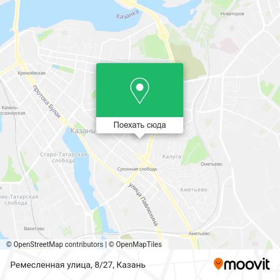 Карта Ремесленная улица, 8/27