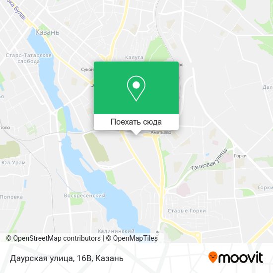 Карта Даурская улица, 16В