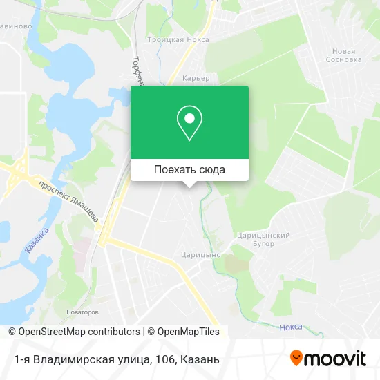 Карта 1-я Владимирская улица, 106