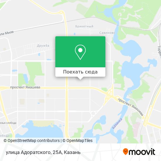 Карта улица Адоратского, 25А