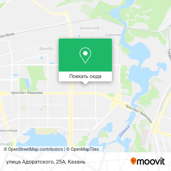 Карта улица Адоратского, 25А