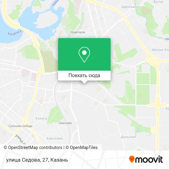 Карта улица Седова, 27