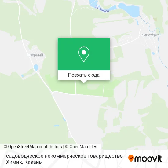 Карта садоводческое некоммерческое товарищество Химик