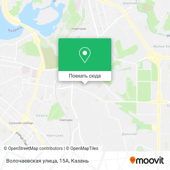 Карта Волочаевская улица, 15А