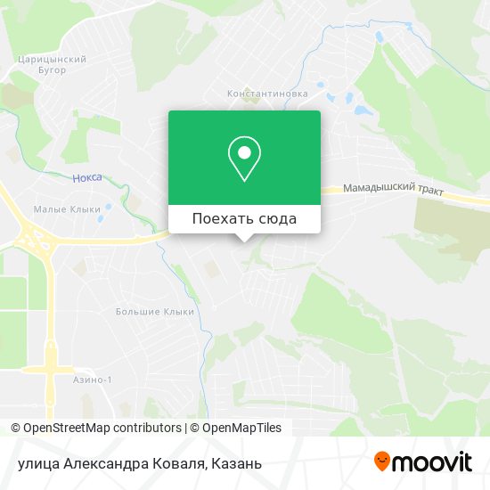 Карта улица Александра Коваля
