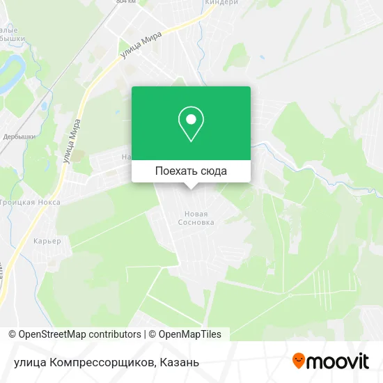 Карта улица Компрессорщиков
