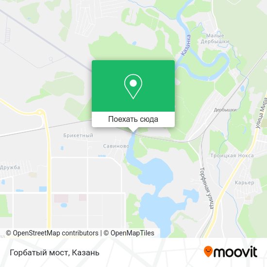 Карта Горбатый мост