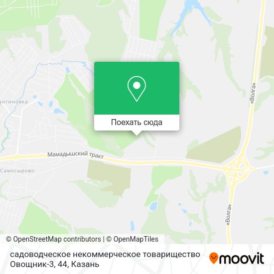 Карта садоводческое некоммерческое товарищество Овощник-3, 44