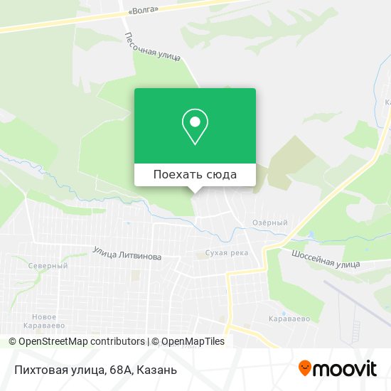 Карта Пихтовая улица, 68А