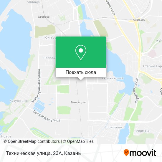 Карта Техническая улица, 23А