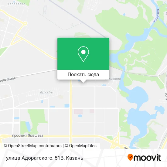 Карта улица Адоратского, 51В