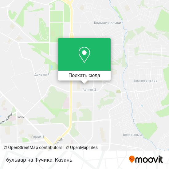 Карта бульвар на Фучика