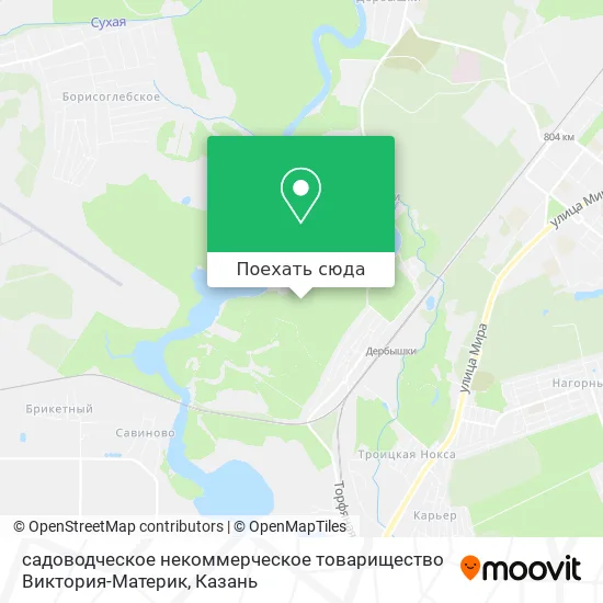 Карта садоводческое некоммерческое товарищество Виктория-Материк