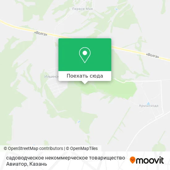 Карта садоводческое некоммерческое товарищество Авиатор