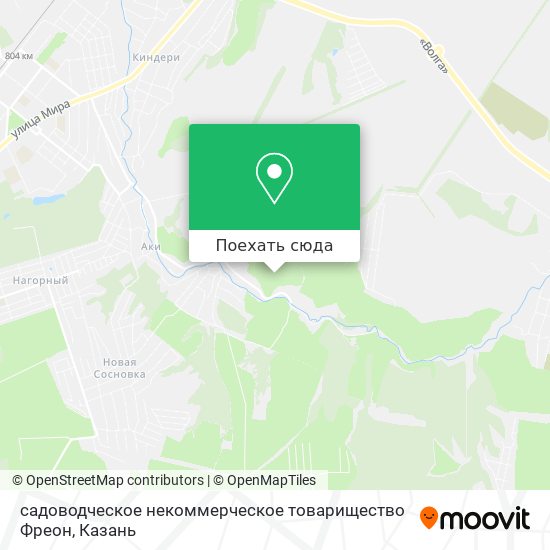 Карта садоводческое некоммерческое товарищество Фреон