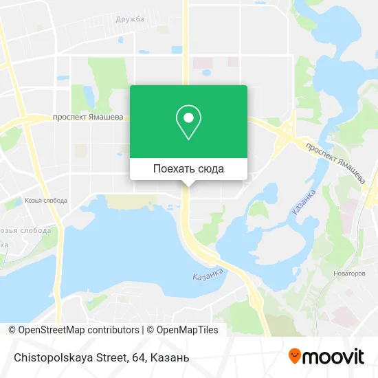 Карта Chistopolskaya Street, 64