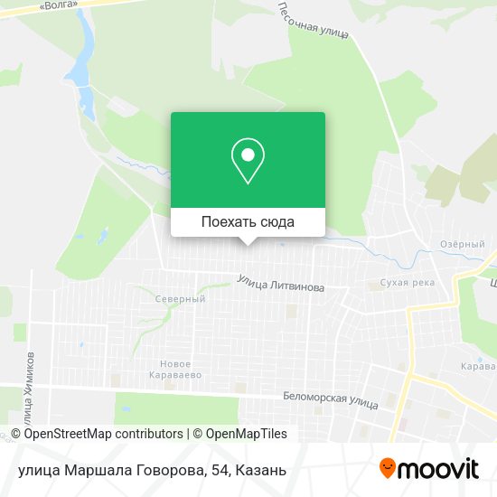 Карта улица Маршала Говорова, 54