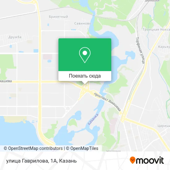 Карта улица Гаврилова, 1А