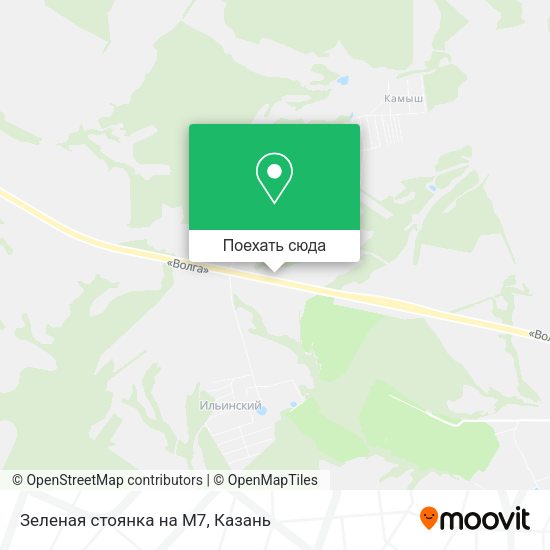 Карта Зеленая стоянка на М7