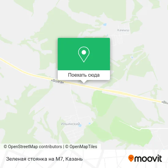 Карта Зеленая стоянка на М7