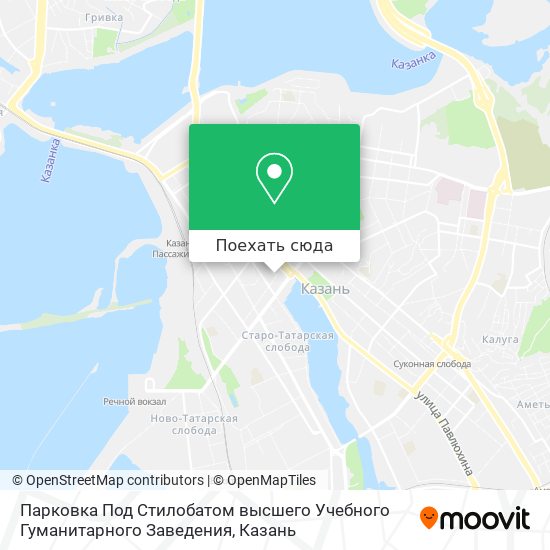 Карта Парковка Под Стилобатом высшего Учебного Гуманитарного Заведения