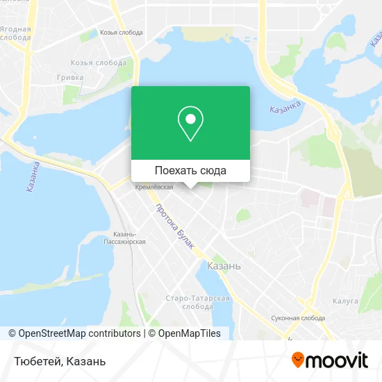 Карта Тюбетей