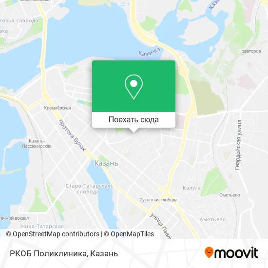 Карта РКОБ Поликлиника