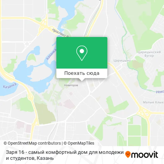 Карта Заря 16 - самый комфортный дом для молодежи и студентов