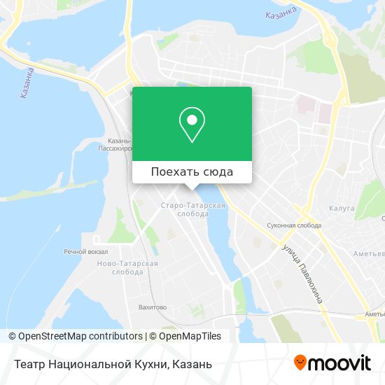 Карта Театр Национальной Кухни