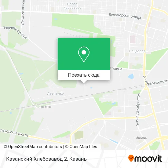 Карта Казанский Хлебозавод 2