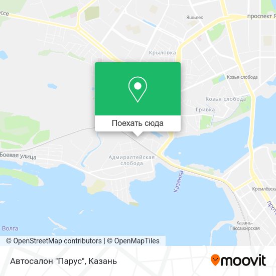 Карта Автосалон "Парус"