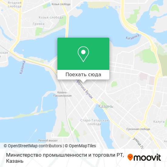 Карта Министерство промышленности и торговли РТ