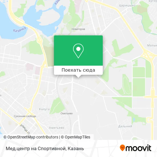 Карта Мед.центр на Спортивной
