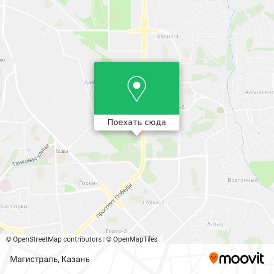 Карта Магистраль