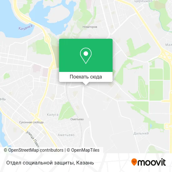 Карта Отдел социальной защиты