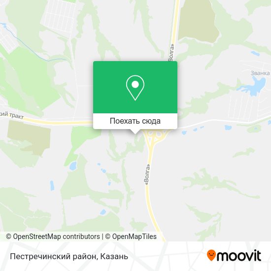 Карта Пестречинский район