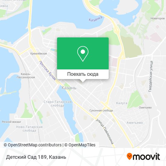 Карта Детский Сад 189