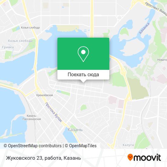 Карта Жуковского 23, работа