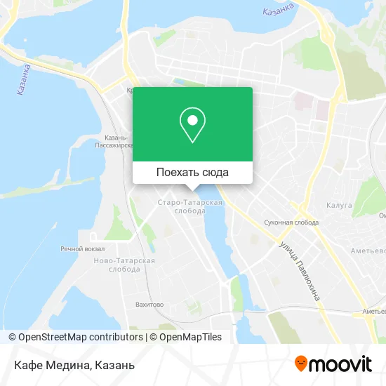 Карта Кафе Медина